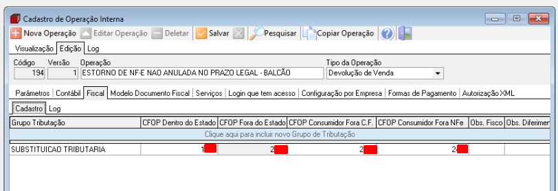 Configuração da operação não presencial