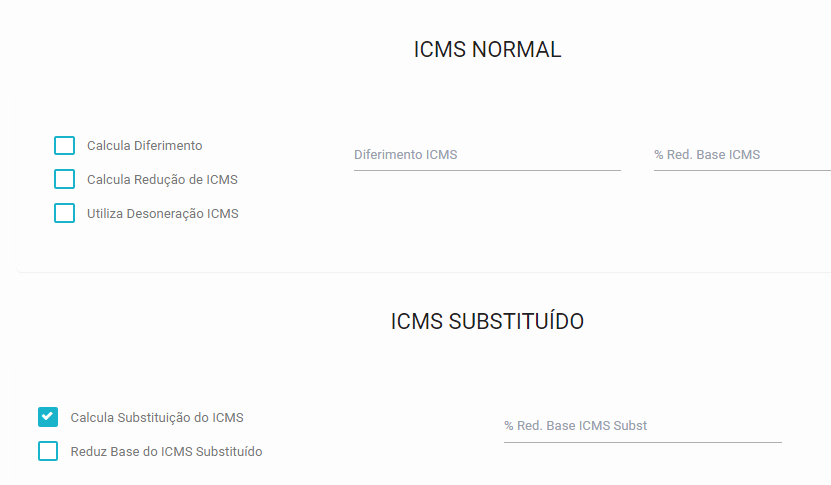 Conferência do cálculo de ST